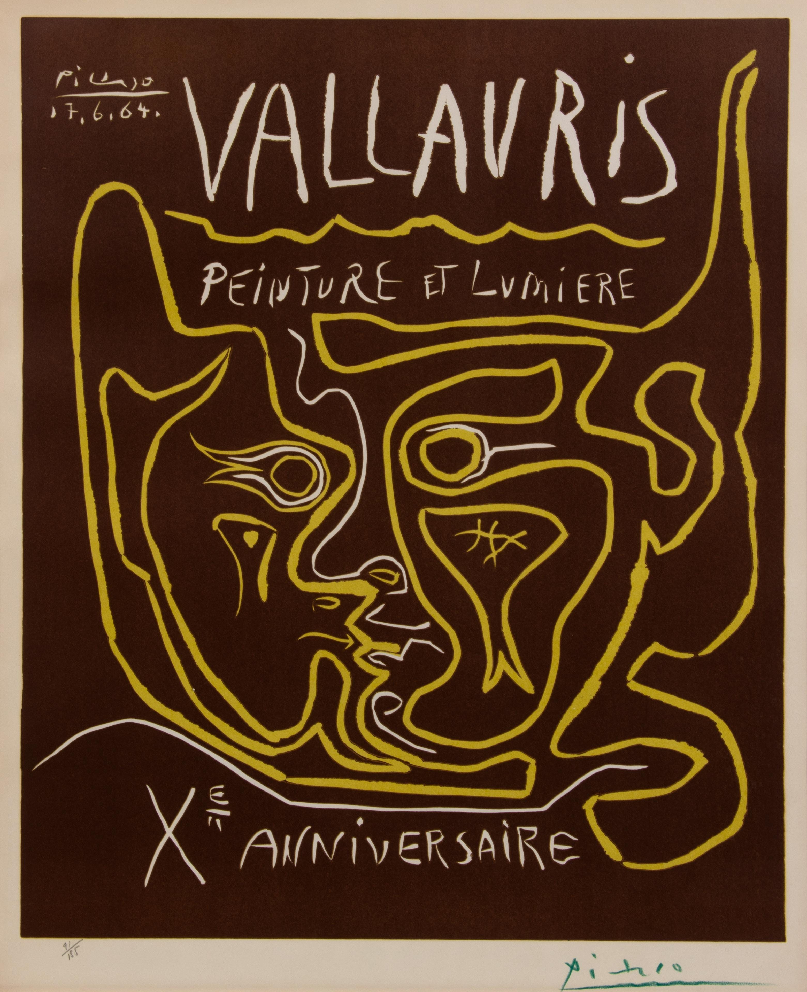 Vallauris. Peinture et Lumiere. Xe Anniversaire (Vallauris Painting and Light, Tenth Anniversary) (Bloch 1850; Baer 1353)