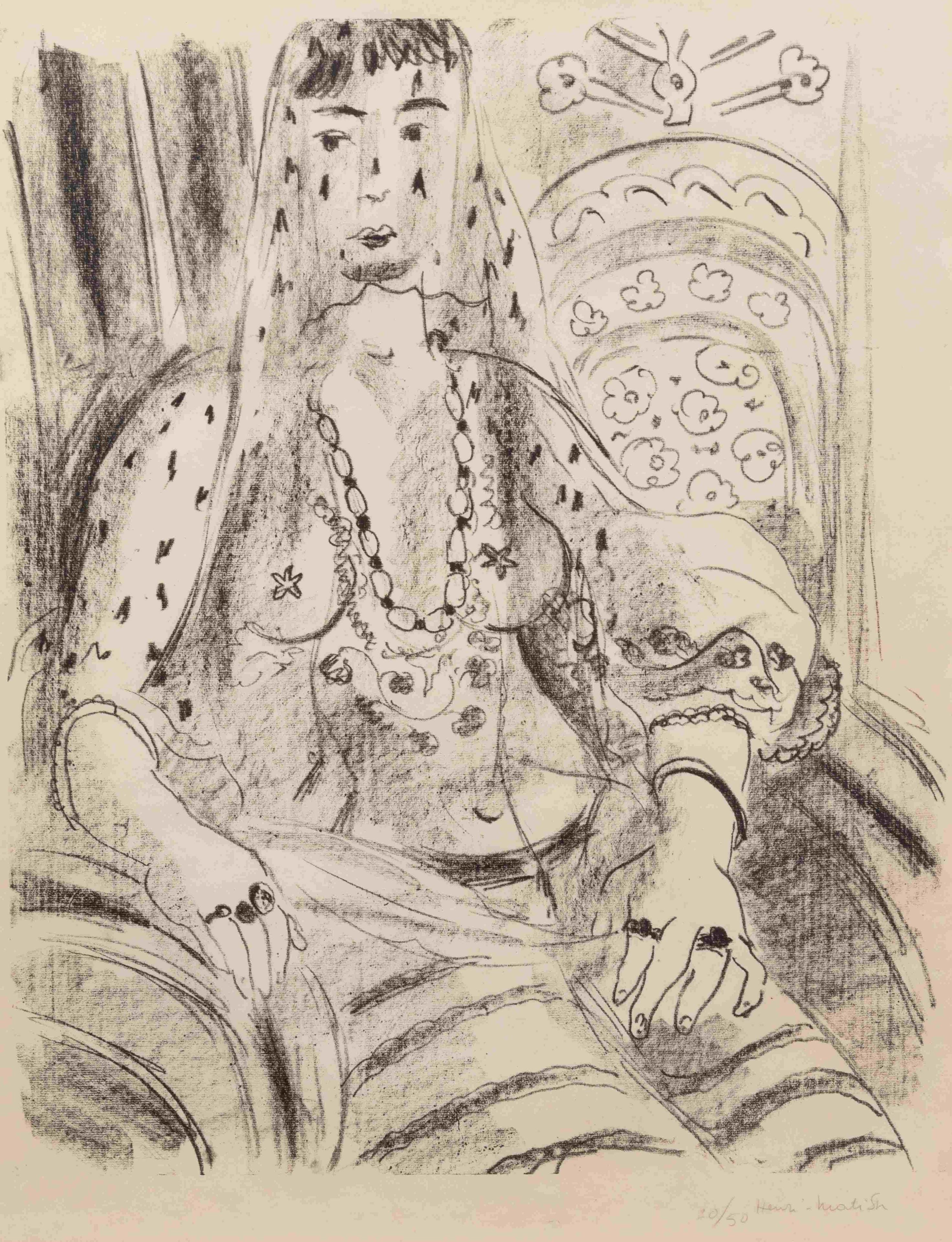 Odalisque voilee (Odalisque Veiled) (Duthuit 464)