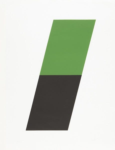 Green/Black (Gemini G.E.L. 337; Richard Axsom 78)
