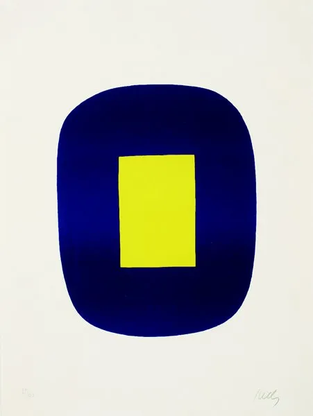 Blue with Yellow (Untitled) (Axsom 31)