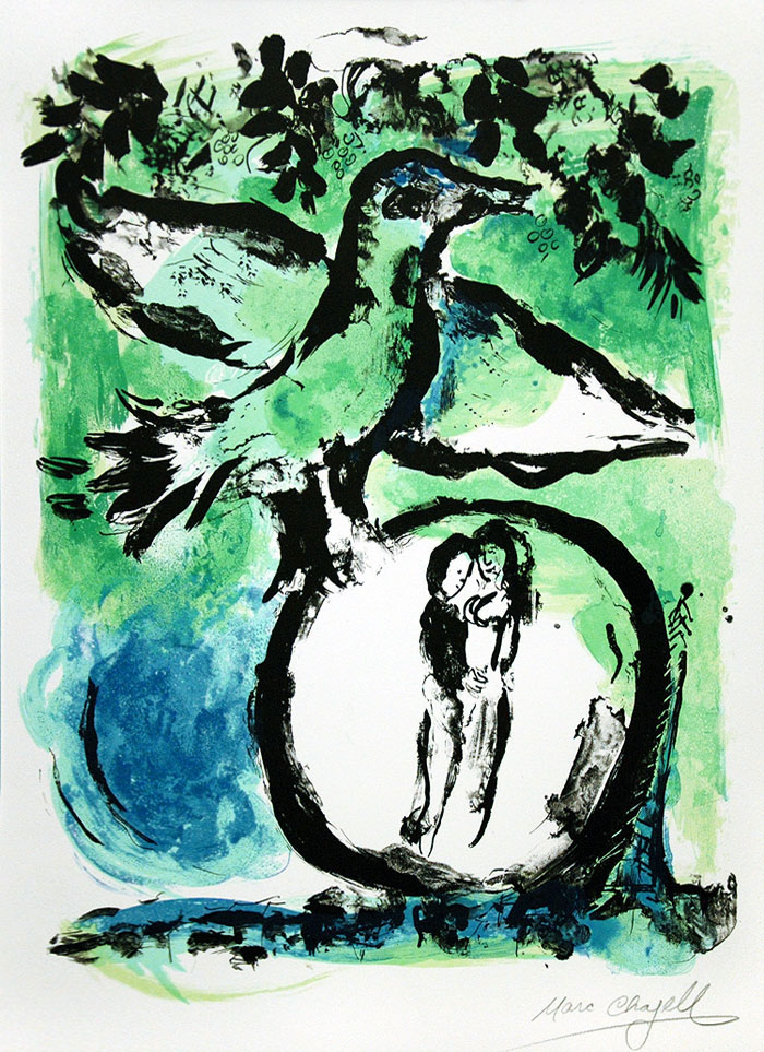 L'Oiseau vert (The Green Bird) (Mourlot, 354)