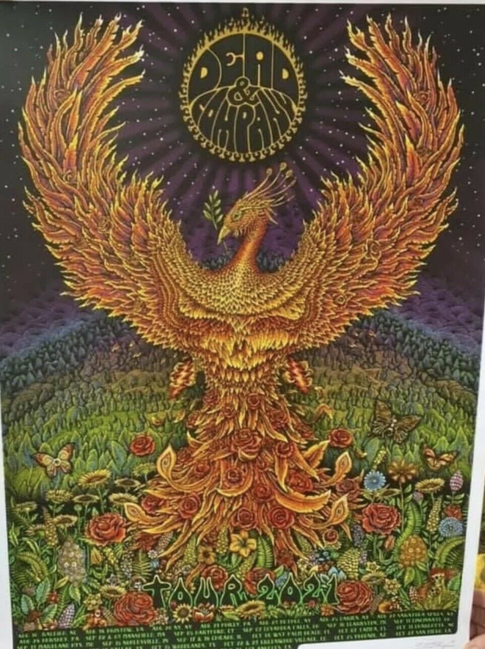 DEAD AND COMPANY 2021 VIP POSTER