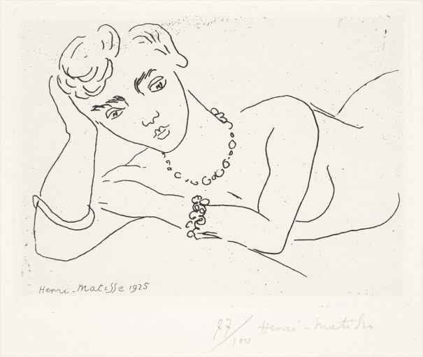 Nu allonge (Lying Nude), from Dessins (Claude Duthuit books 3)