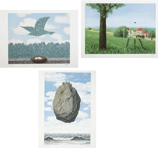 Magritte III : 8 lithographies portfolio, 1898-1967 (after)