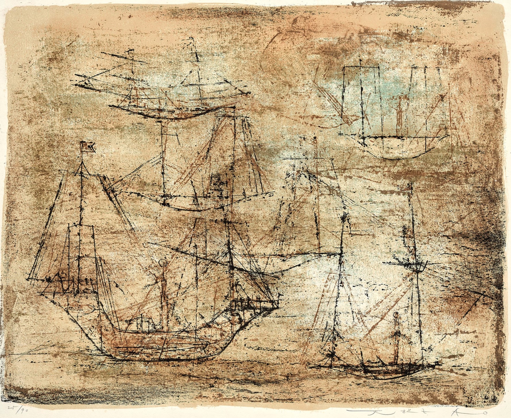 Les Voiliers (The Sailing-Ships) (H&M Pl. 77 p. 55)