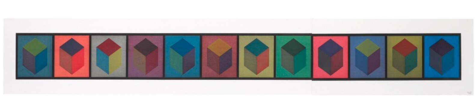 Twelve Cubes (Triptych) (Krakow 1995.07)