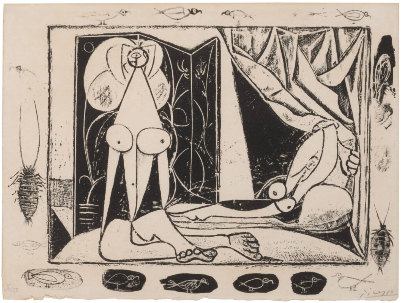 Les deux femmes nues (B. 390, Mourlot 16)