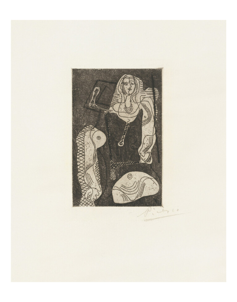 Femme au fauteuil, from Picasso OEuvres 1920-1926 (Bloch 56; Baer 99; see Cramer books 15)