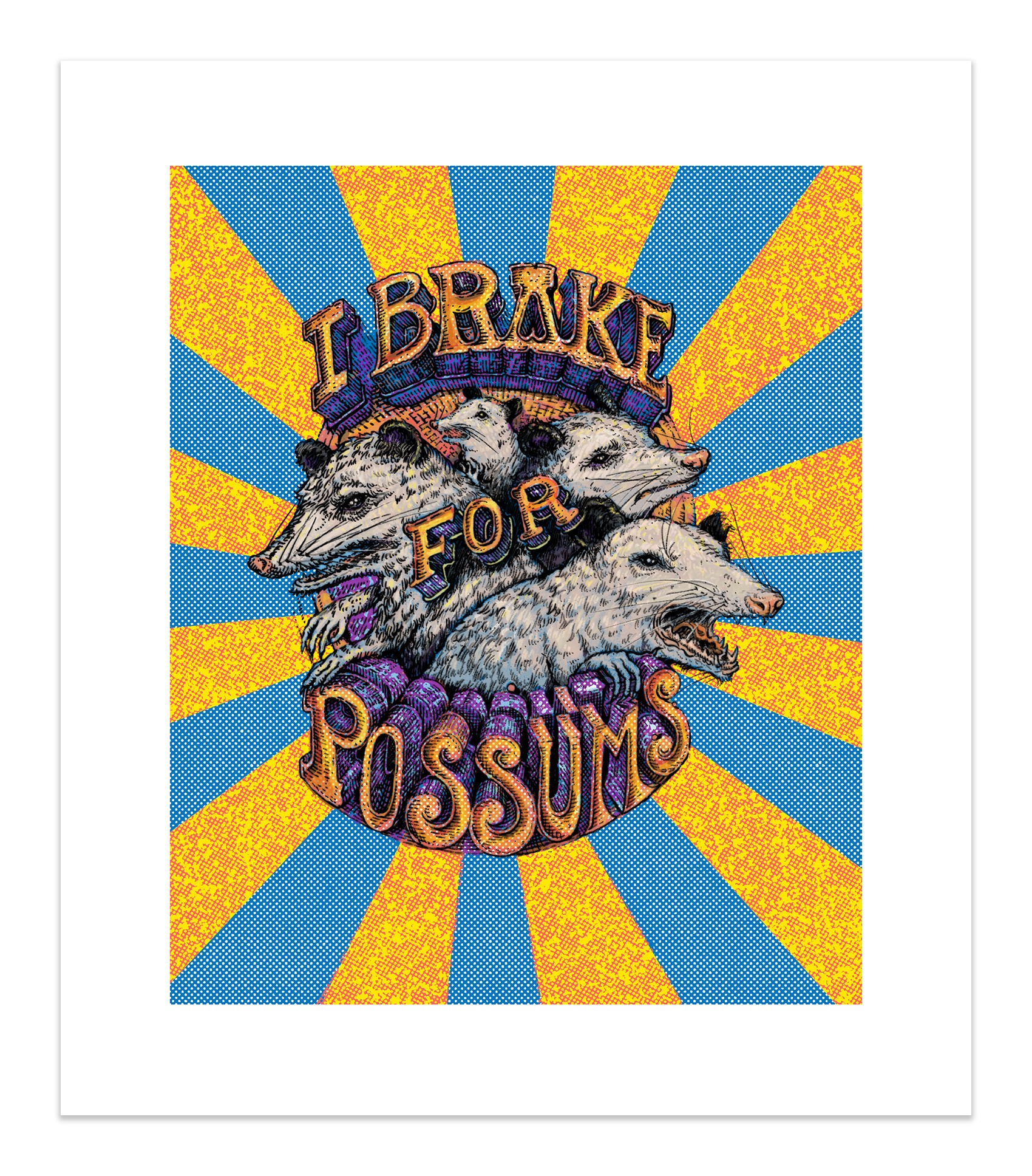 I Brake For Possums