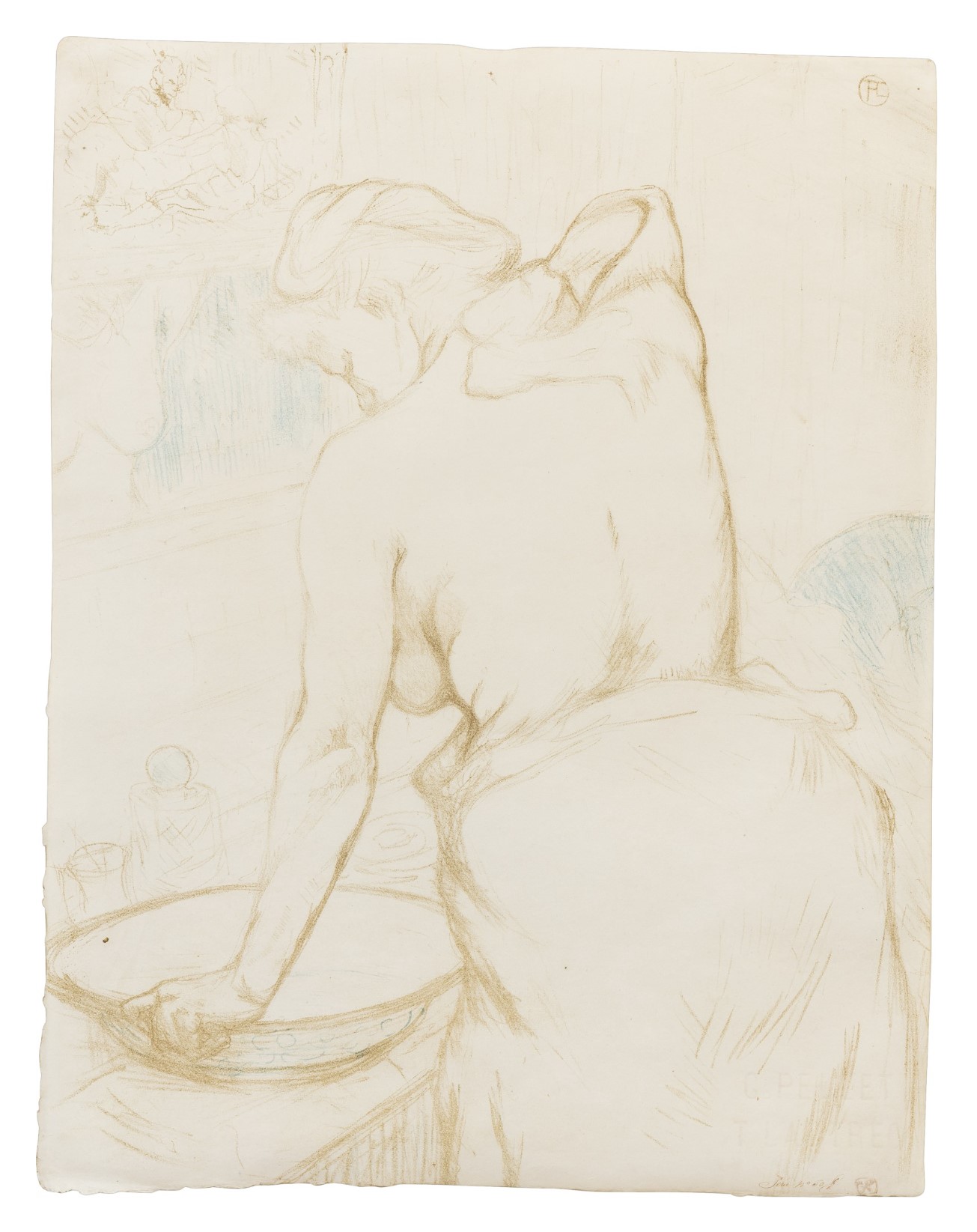 Femme qui se lave - la toilette (from Elles) (D. 184, Adr. 176, W. 160)