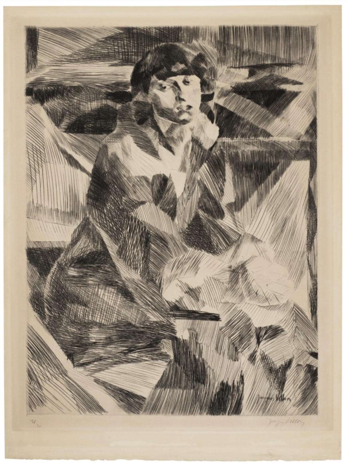 Portrait de jeune femme (Ginestet & Pouillon E 282)