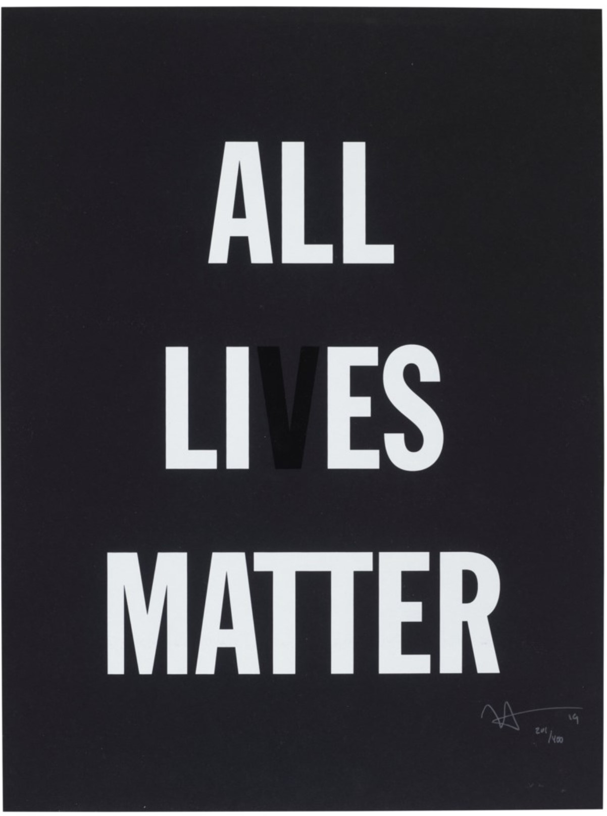 Hank Willis Thomas - All Lies Matter