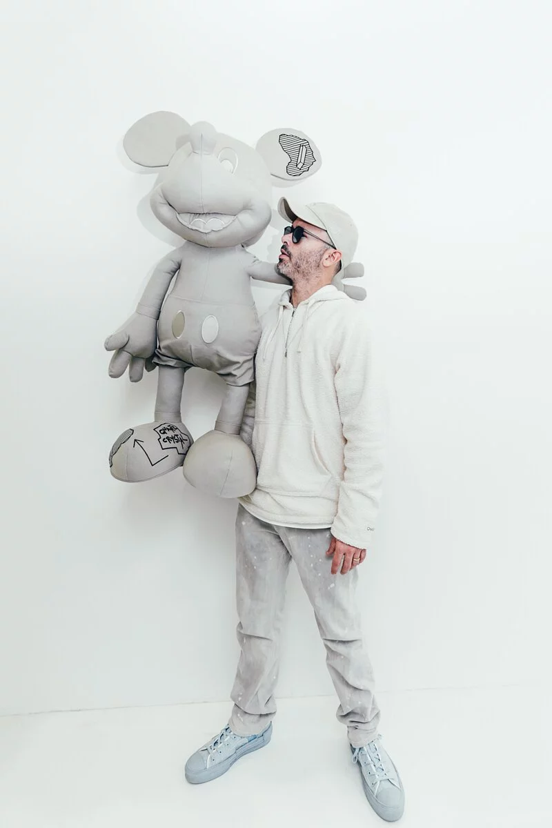 Daniel Arsham - Mickey Mouse plush - Large Edition