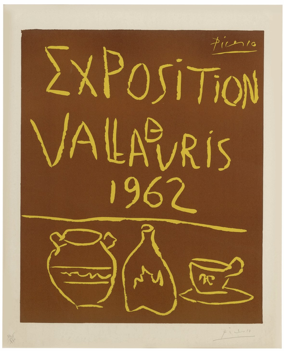 Exposition de Vallauris 1962 (B. 1299; BA 1335)