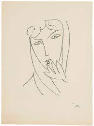 Jeune femme au foulard (Duthuit & Matisse 687)