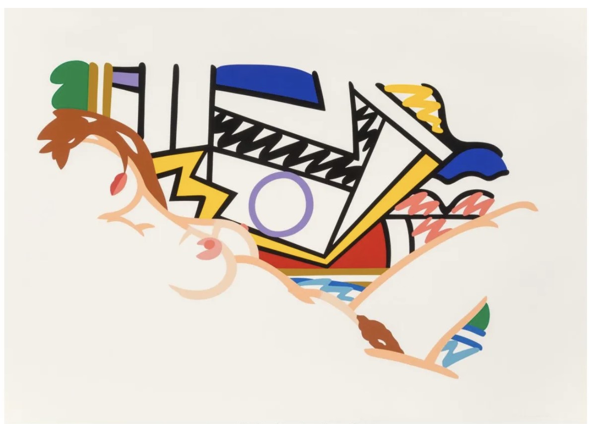 Monica Nude with Lichtenstein