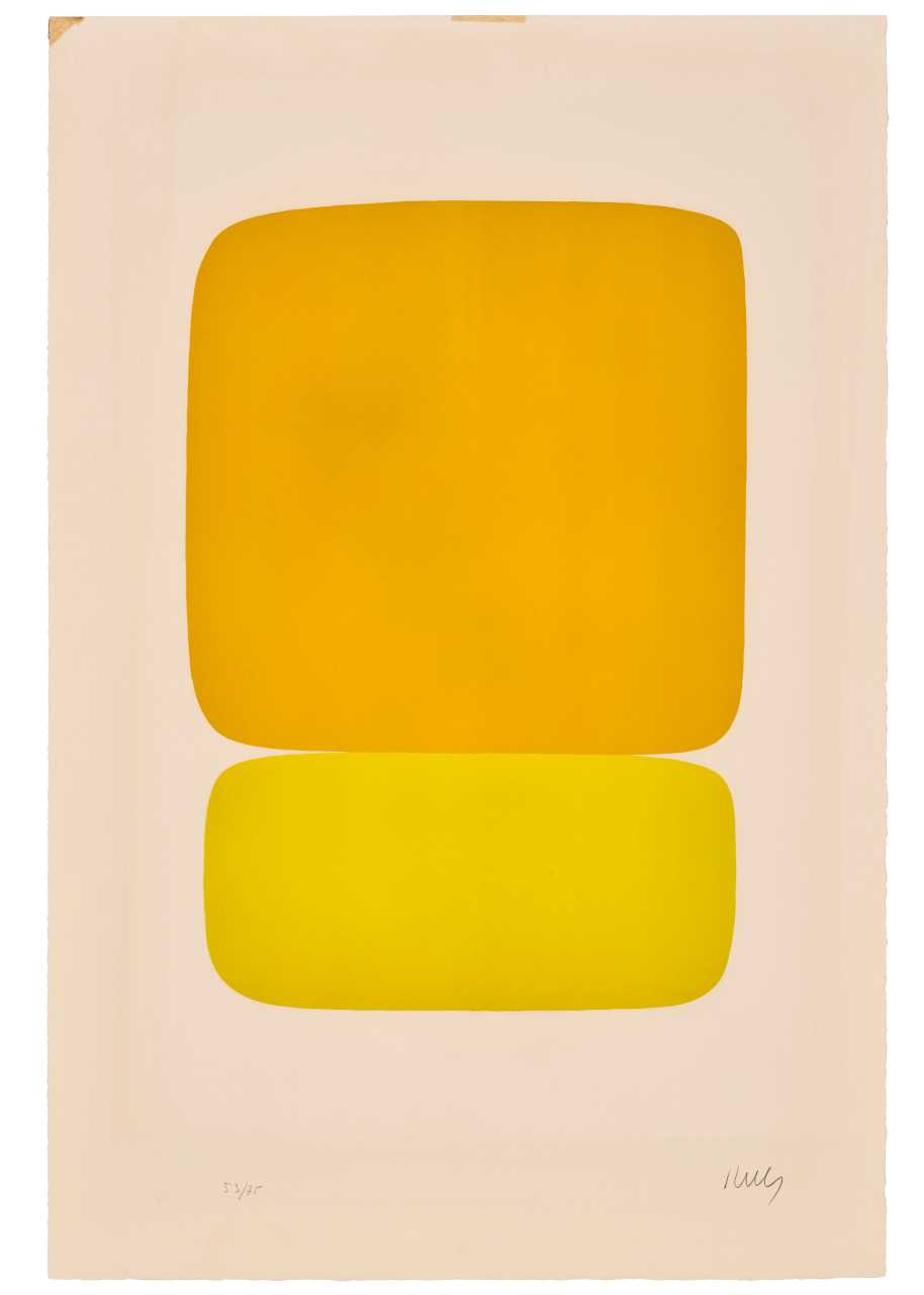 Yellow over Yellow, No. 22 from Suite of Twenty-seven Color Lithographs (Axsom 25)
