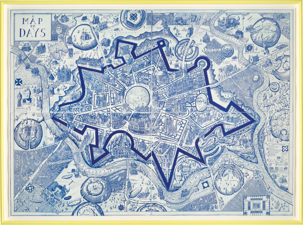 Grayson Perry - A Map of Days - Blue Edition