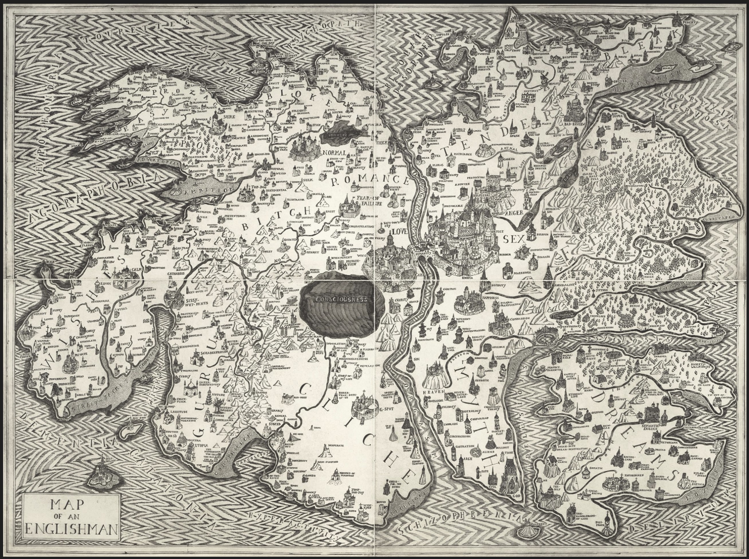 Map of an Englishman (The Paragon Press, pp. 184-185)