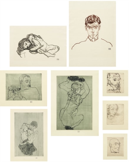 Das Graphische Werk von Egon Schiele (Kallir 3-8, 16-17)