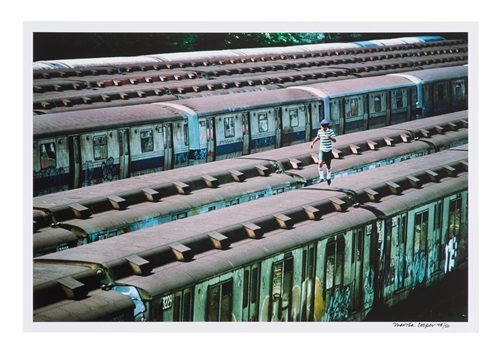Boy Running On Top Of Train