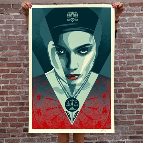 Shepard Fairey - Justice Woman - Offset