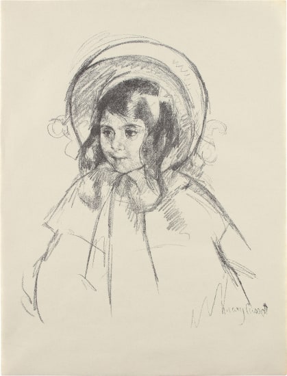 Sara Wearing Her Bonnet and Coat (Breeskin 198)