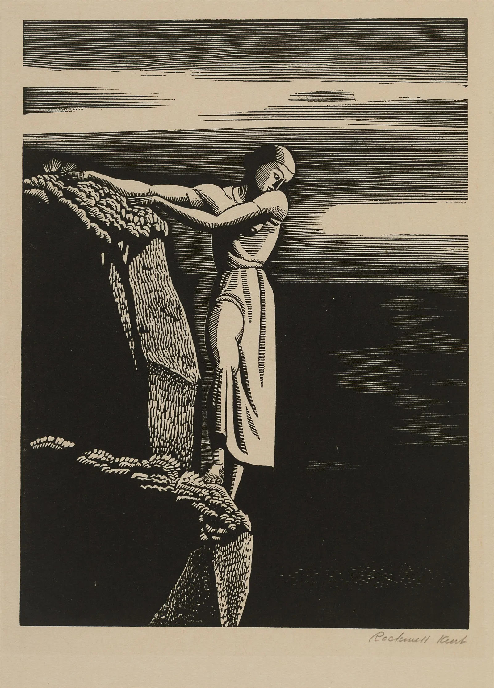 Girl on a Cliff