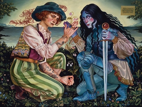 Ruth Speer - Valley Of The Shadow - Hand-Embellished