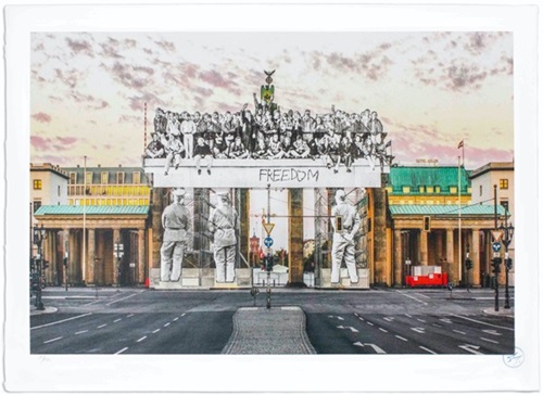 Giants, Brandenburg Gate, September 27, 2018, 18h55, Â© Iris Hesse, Ullstein Bild, Roger-Viollet, Ber