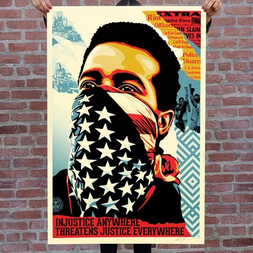 Shepard Fairey - American Rage - Offset Lithograph