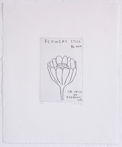 Etching (Flowers Still Bloom...)