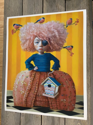 Olga Esther - Ladybird - Hand-Embellished