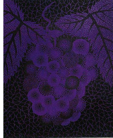 Yayoi Kusama - Grapes (ABE; 2017, 114)