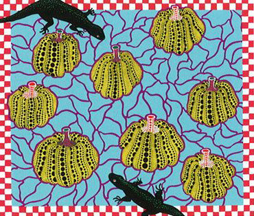 Yayoi Kusama - Black Lizards (ABE; 2017, 132)