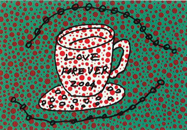 Yayoi Kusama - Morning Is Here D (ABE; 2014, 335)